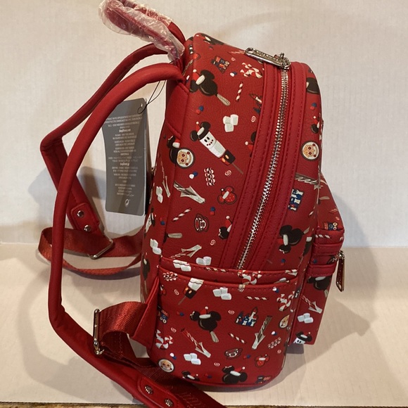 Loungefly Disney Red Backpack - Picture 6 of 8